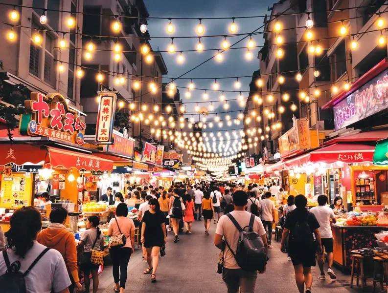 夜市里的烟火气